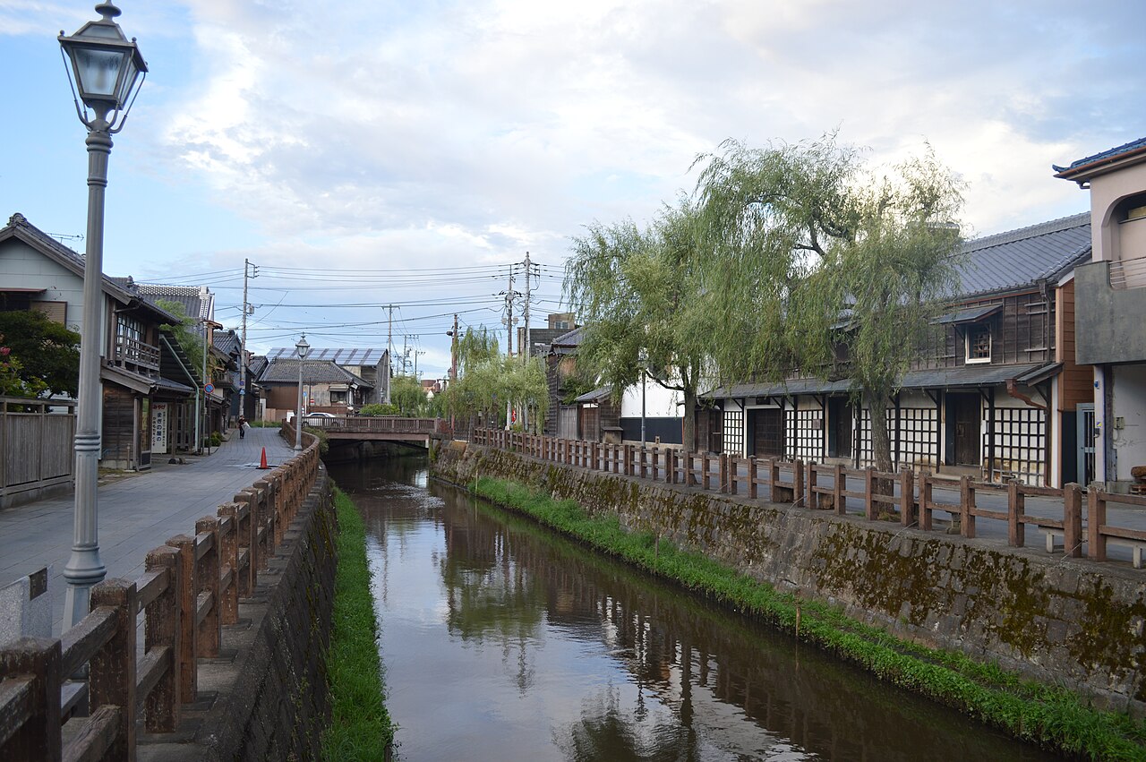 佐原の街並みの実写写真