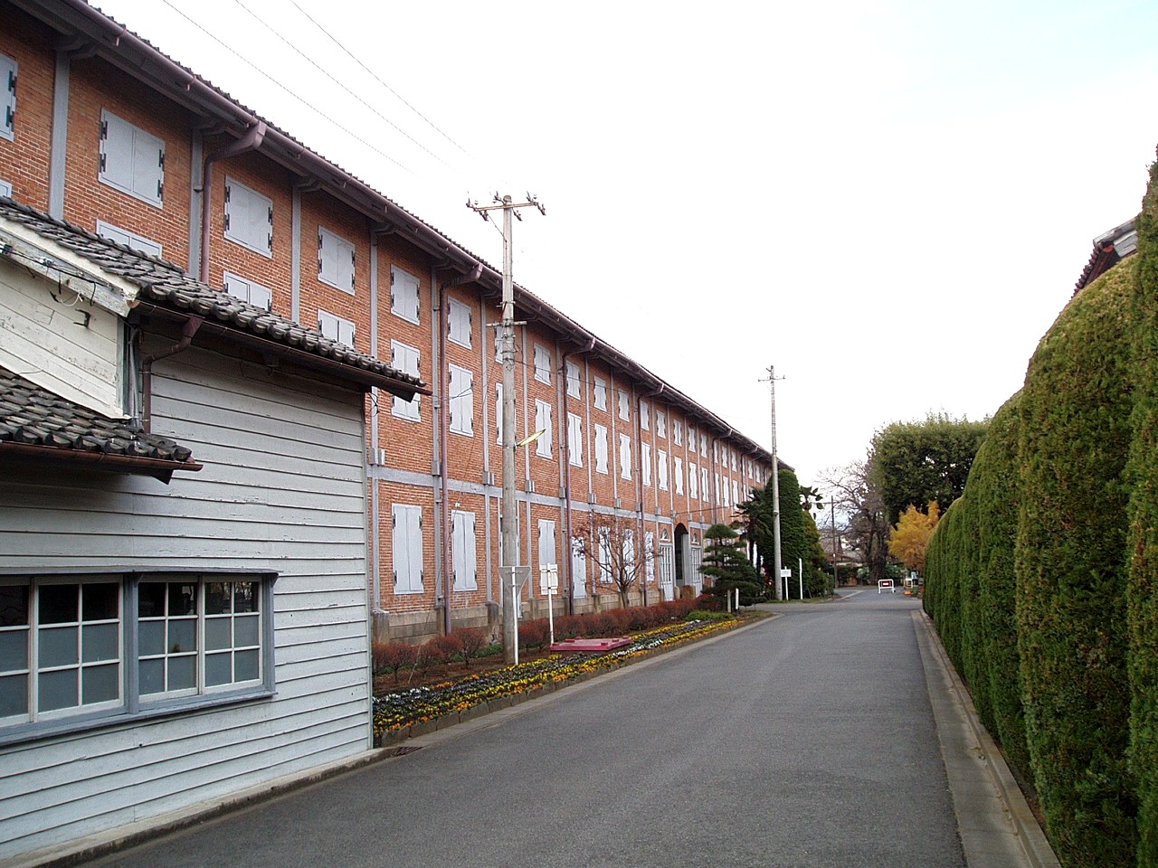富岡製糸場の東置繭所の実写写真